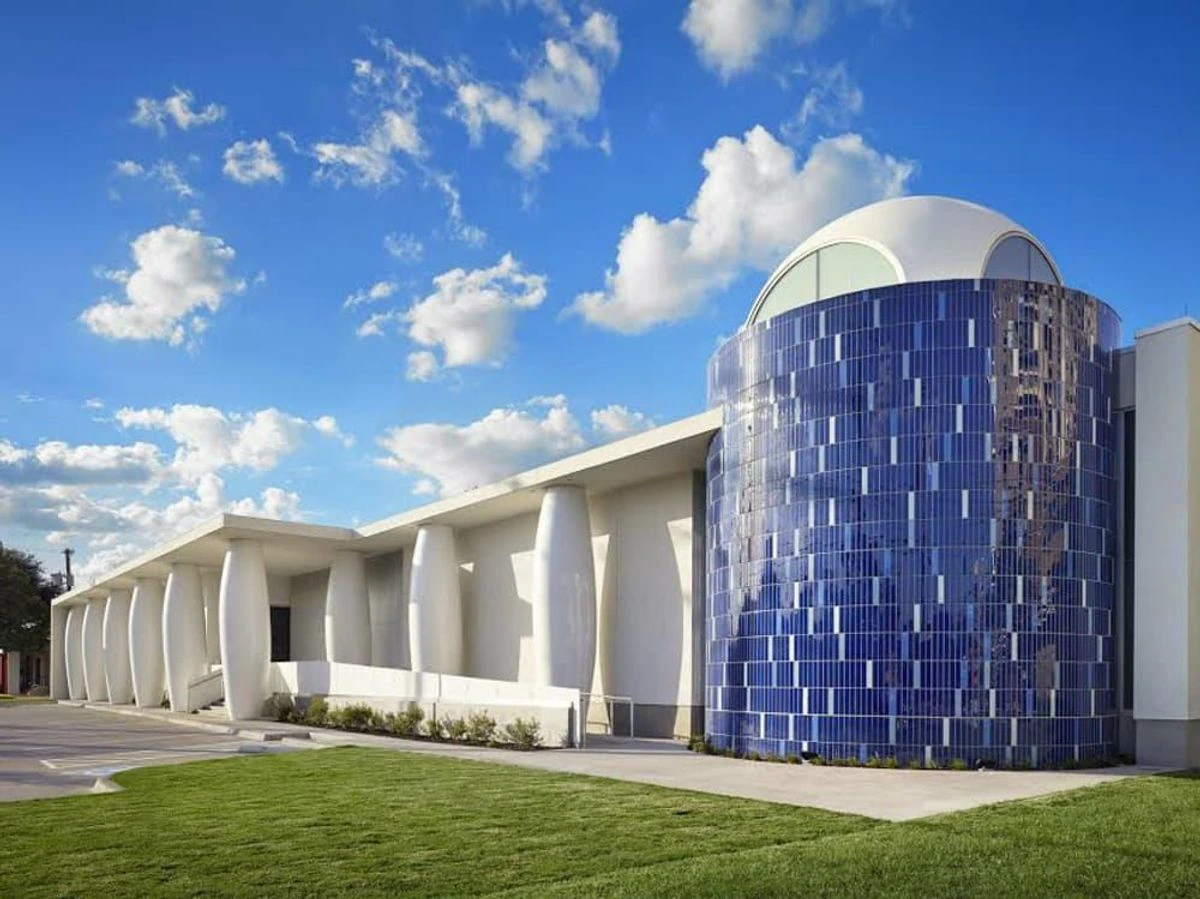 Exterior view of the Karpidas Collection building in Dallas, Texas