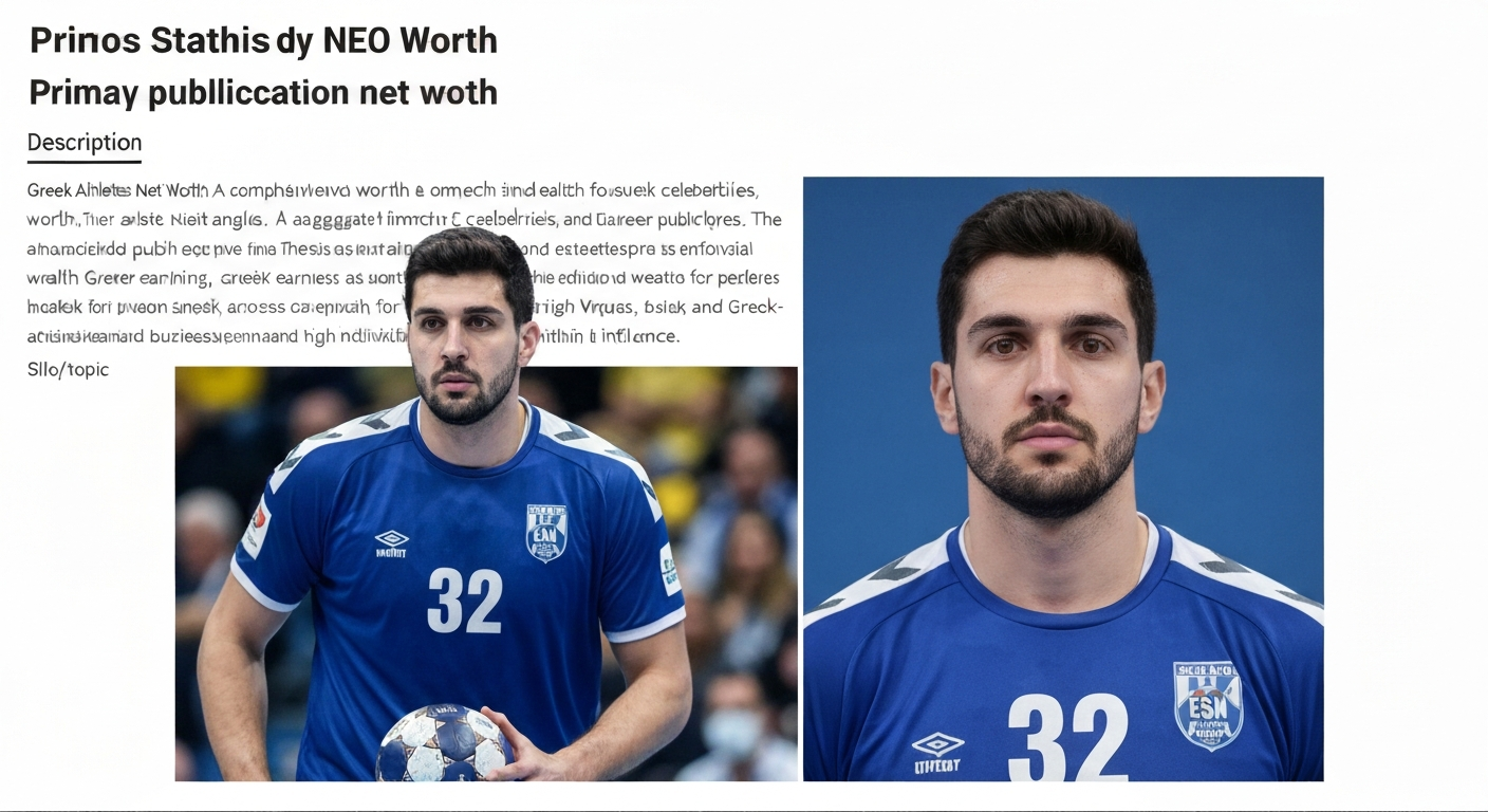 Action photo or official portrait of Petros Stathis in ESN Vrilissia kit (#32) during the 2025/26 season.